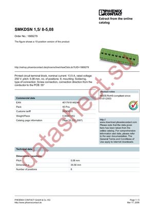 1869279 datasheet  